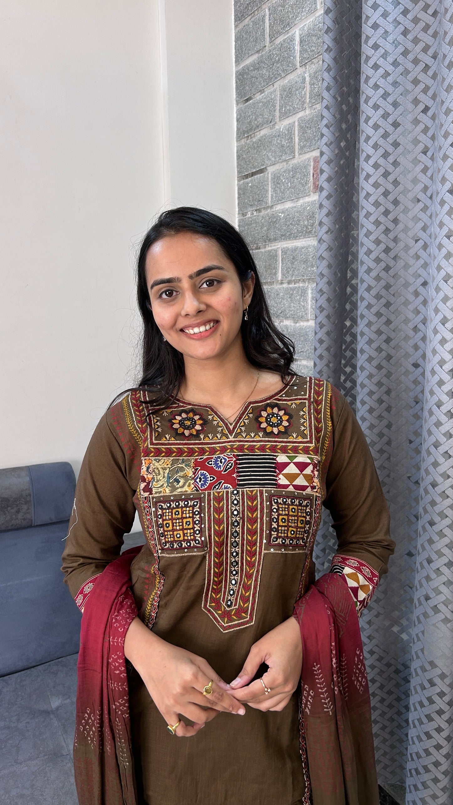 Earthy Brown Kurta Set