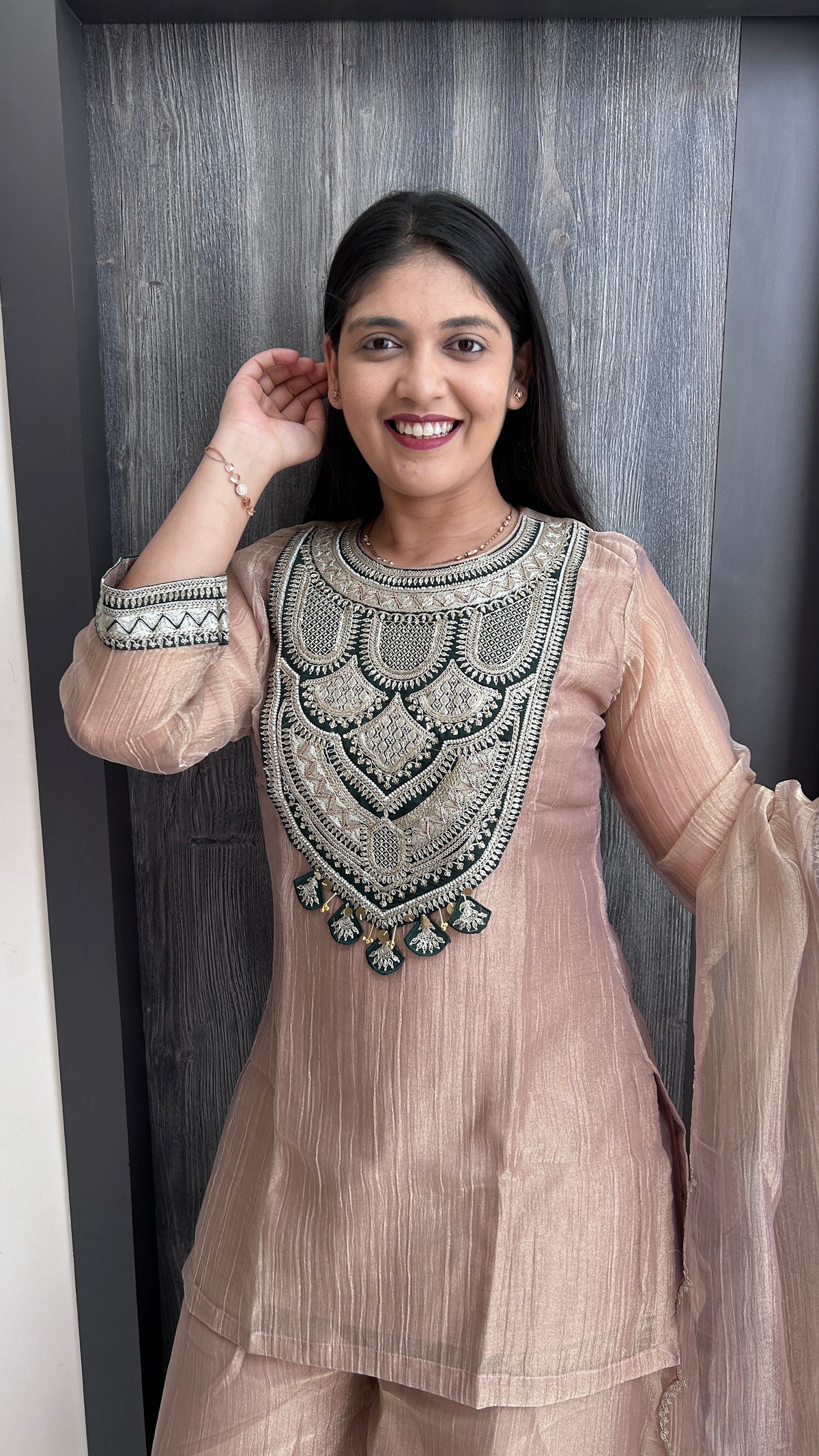 Classic Embellished Sharara  Set