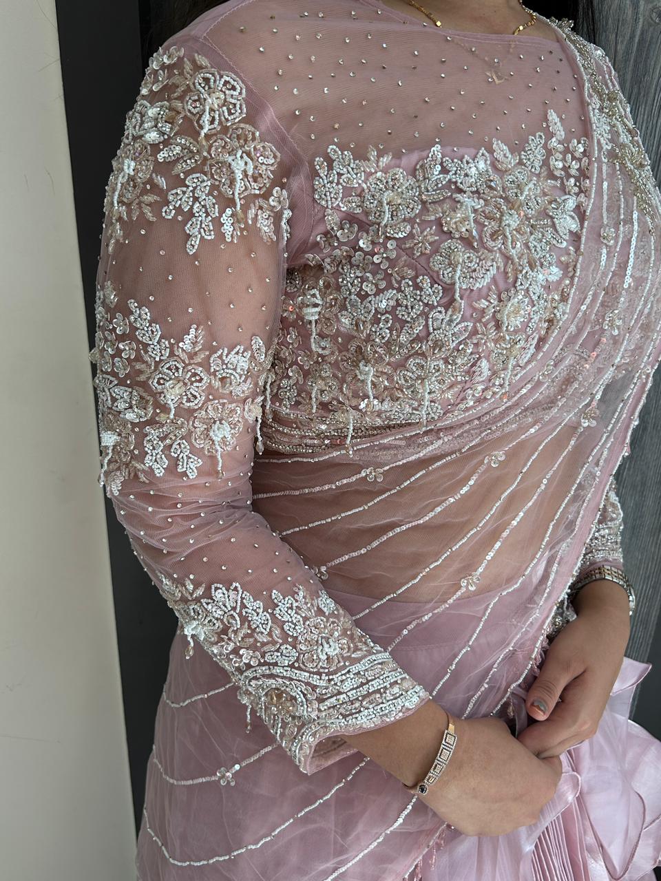 charm pre-drape lehenga