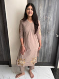 effortless kurti (cream)