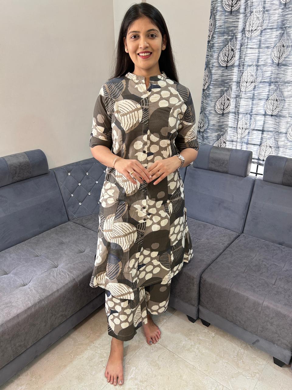grey cotton set