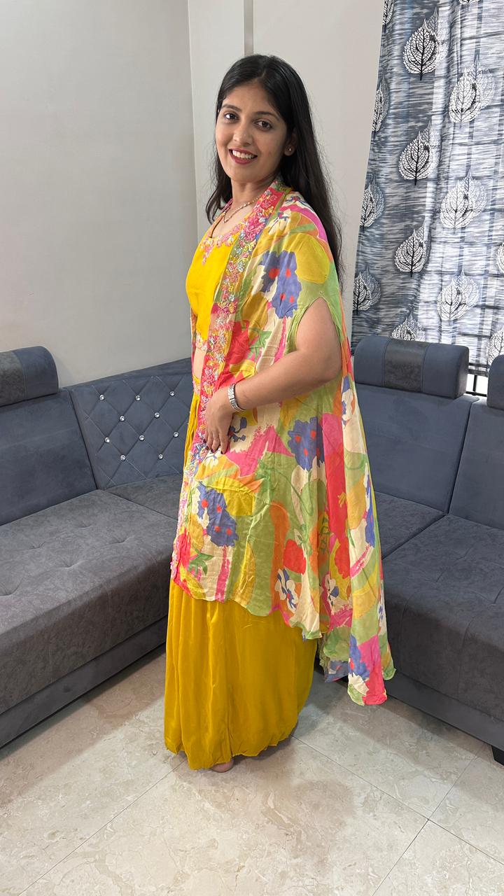 yellow kurti