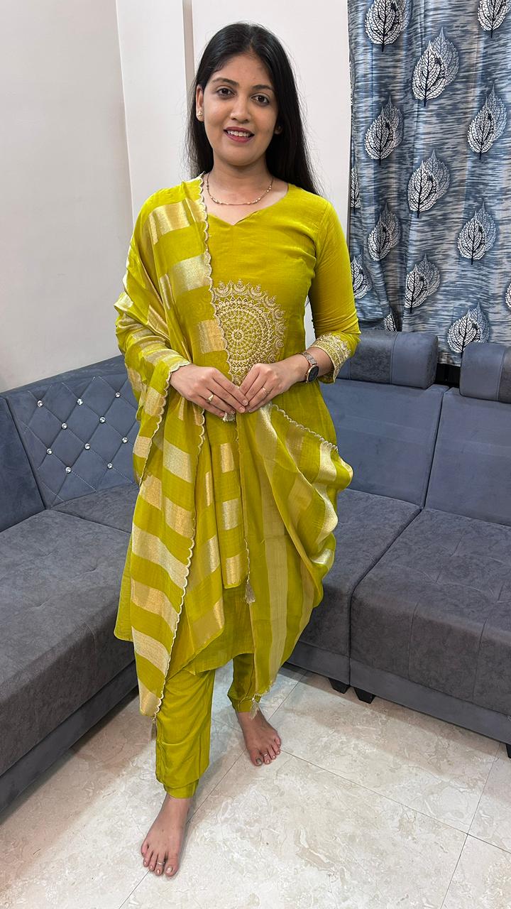 yellow desinger krti
